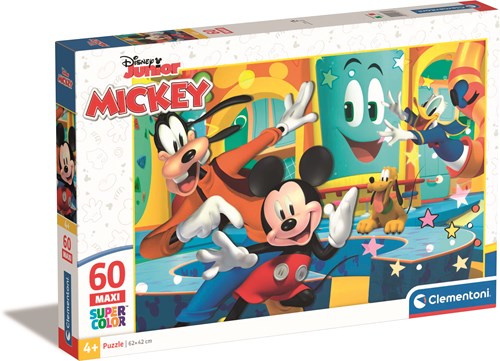 Clementoni puzzle - Topolino - 60 pezzi XXL - Supercolor cartone-2