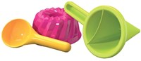 Androni Giocattoli set giochi sabbia spiaggia tulband imbuto paletta