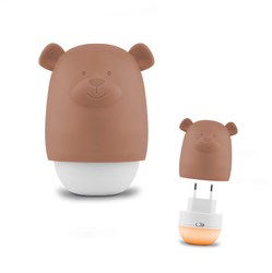 Zazu luce notturna Benny l’orso marrone LED lampada cameretta bambini