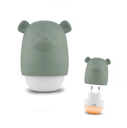 Zazu luce notturna Benny l’orso verde LED lampada cameretta bambini