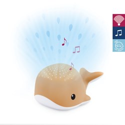 Zazu proiettore per bambini balena luce notturna con sensore pianto e musica