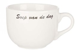 Cosy & Trendy ciotola zuppa ceramica bianca 500 ml - stoviglie impilabili